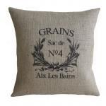 Vintage French Grain Sack Pillow Cover